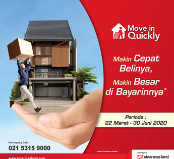 Program Sinar Mas Land Move in Quickly