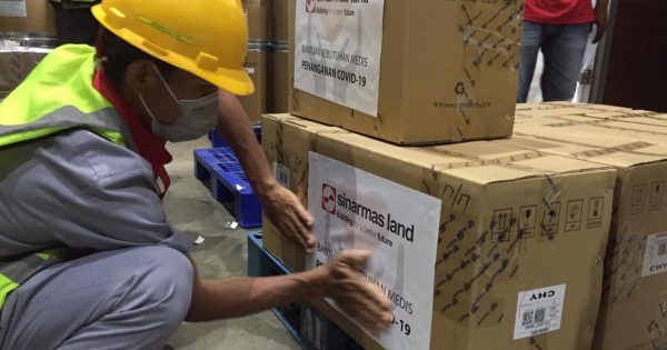Sinar Mas Land beri bantuan rapid test kit