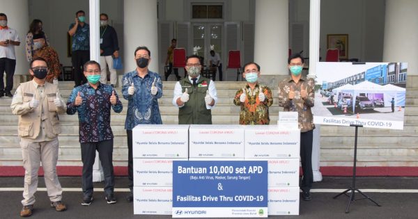 Hyundai Motor Manufacturing Indonesia berikan bantuan medis untuk Jabar