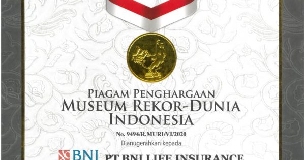 BNI Life peroleh MURI/BNI Life