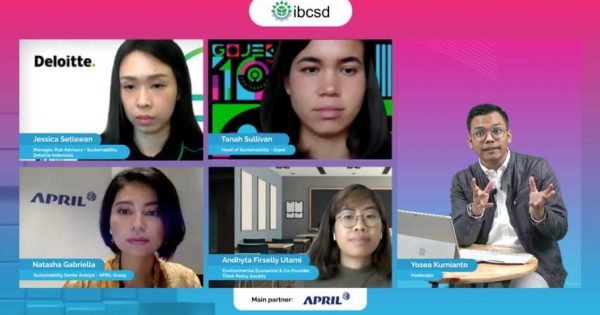 Webseries 2 bertema SDGs & Youth: Your Goals, Your Decade yang diselenggarakan oleh Indonesia Business Council for Sustainable Development (IBCSD) pada Kamis (12/11/2020)/Dok. APRIL